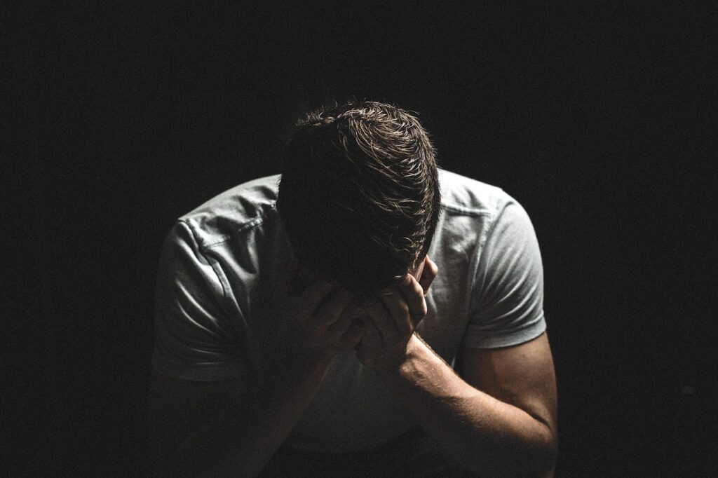 guy, man, people, dark, shadow, hands, sad, crying, unhappy, despair, gray dark, man, sad, sad, sad, sad, sad